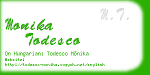 monika todesco business card